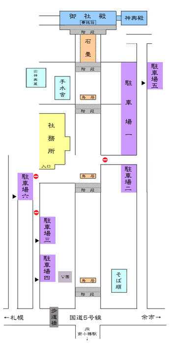 住吉神社境内地図
